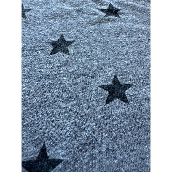 Alternative Apparel S grey tee shirt blue stars - Picture 4 of 4